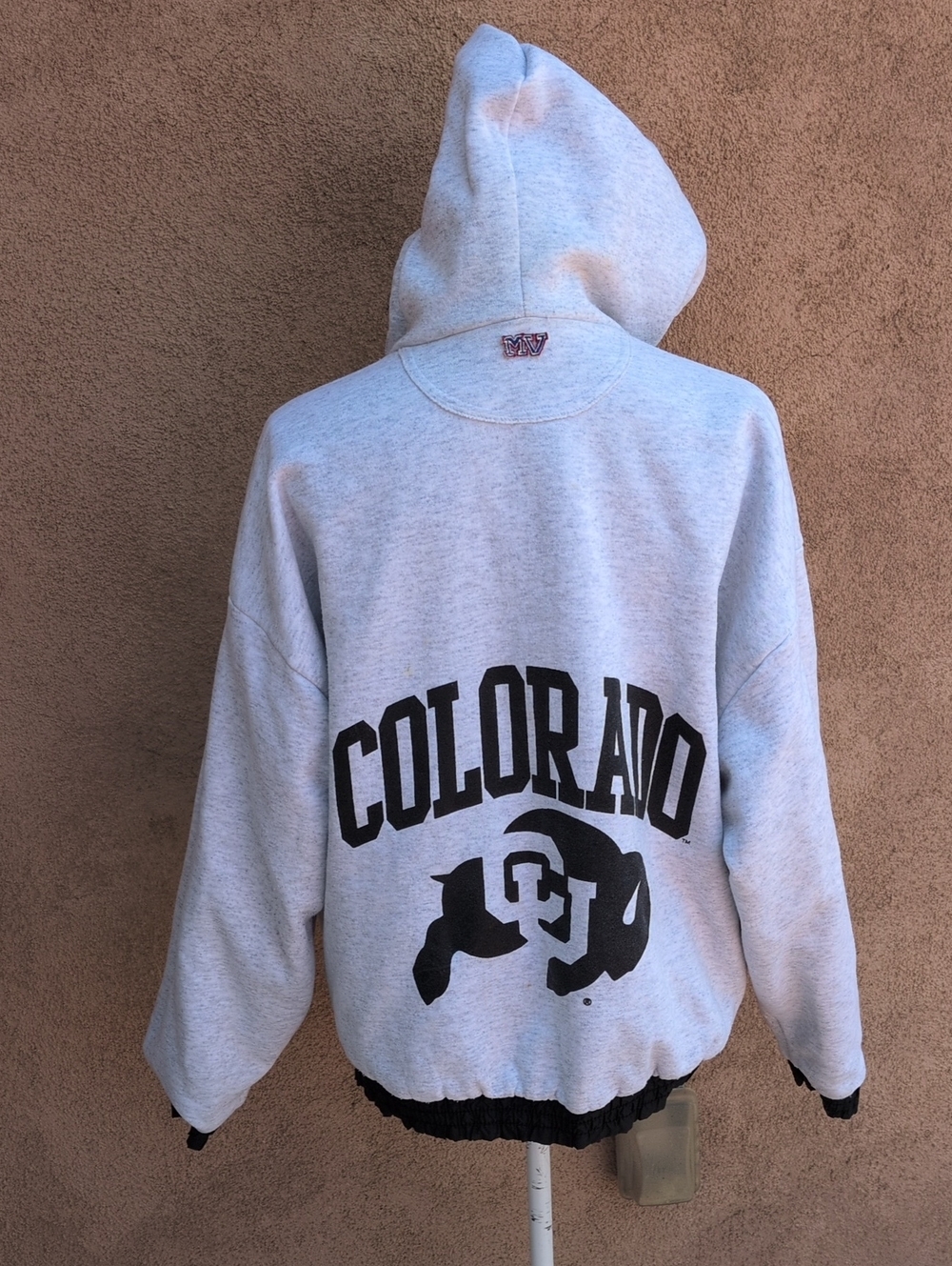 MV Sports Vintage 80's Reversible Colorado Buffalos Collegiate Utility Jacket